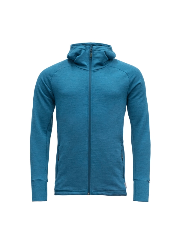 Devold  Nibba Jacket W/Hood Blue Melange