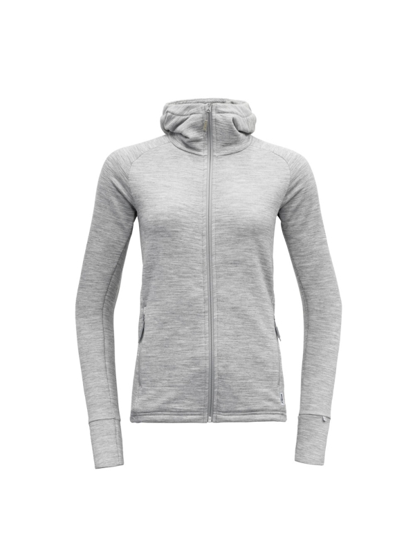 Devold Nibba Jacket W/Hood Women's Grey Melange Devold Nibba Jacket W/Hood Women's Grey Melange