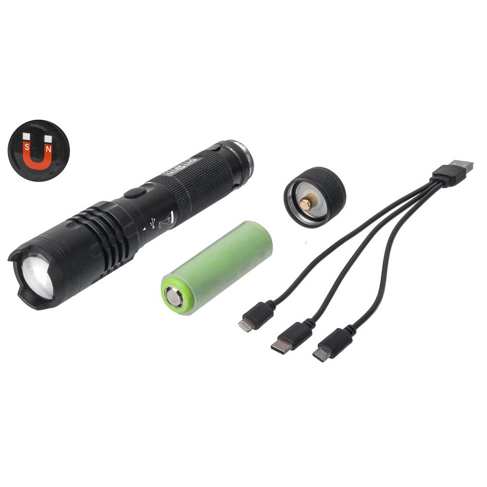 Origin Outdoor Origin Outdoor Led Flashlight 'Powerbank' 1000 lumen 012550 verlichting Origin Outdoor Led Flashlight 'Powerbank' 1000 lumen Black 012550 verlichting online bestellen bij Kathmandu Outdoor & Travel