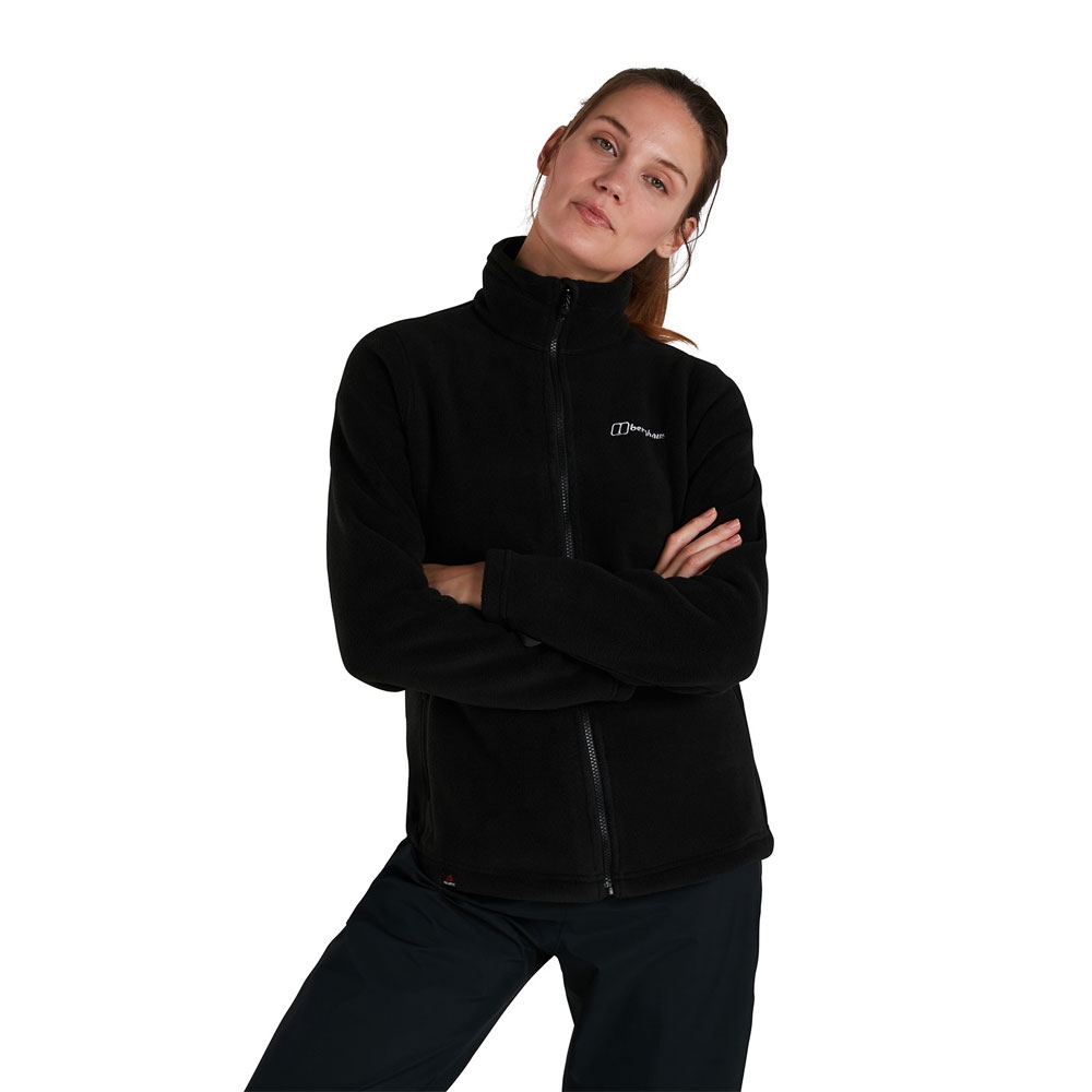 Berghaus Prism Polartec InterActive Jacket Women's Jet Black 22264-BP6 fleeces en truien online bestellen bij Kathmandu Outdoor & Travel