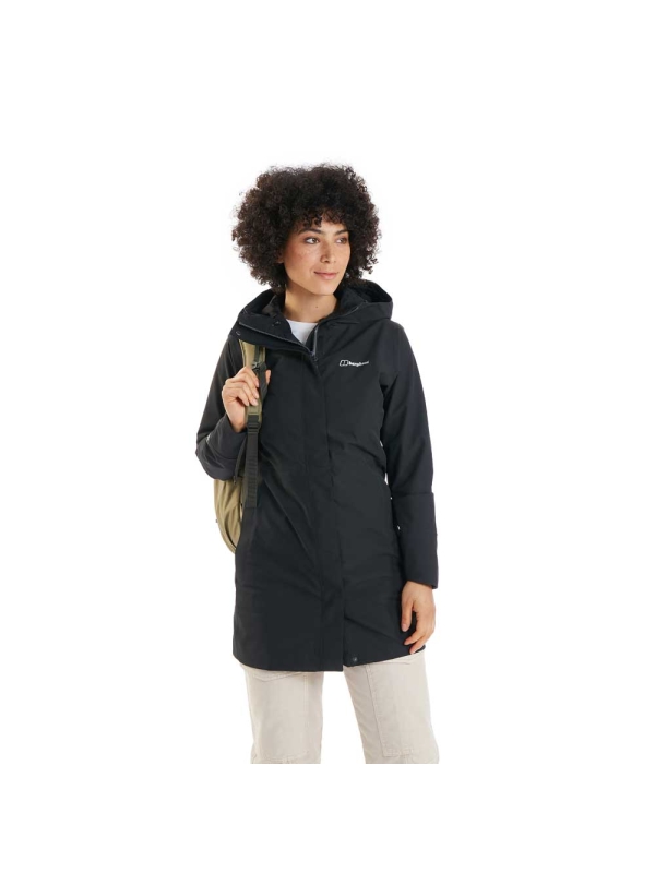 Berghaus Omeara Long Jacket Women's Jet Black Berghaus Omeara Long Jacket Women's Jet Black