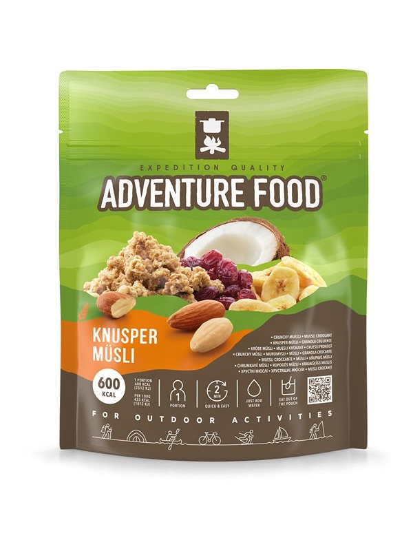Adventure food  Knusper-Müsli 1 portie .