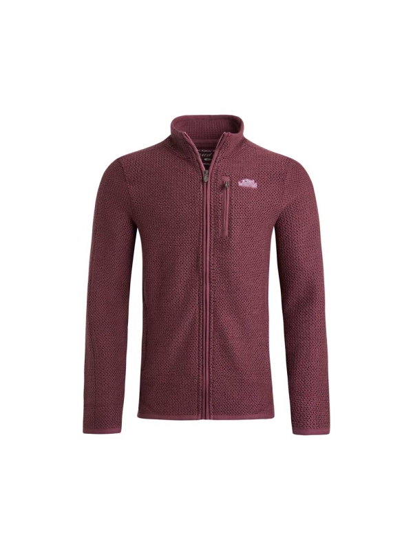 Weird Fish  Transom Full Zip Macaroni Crushed Berry