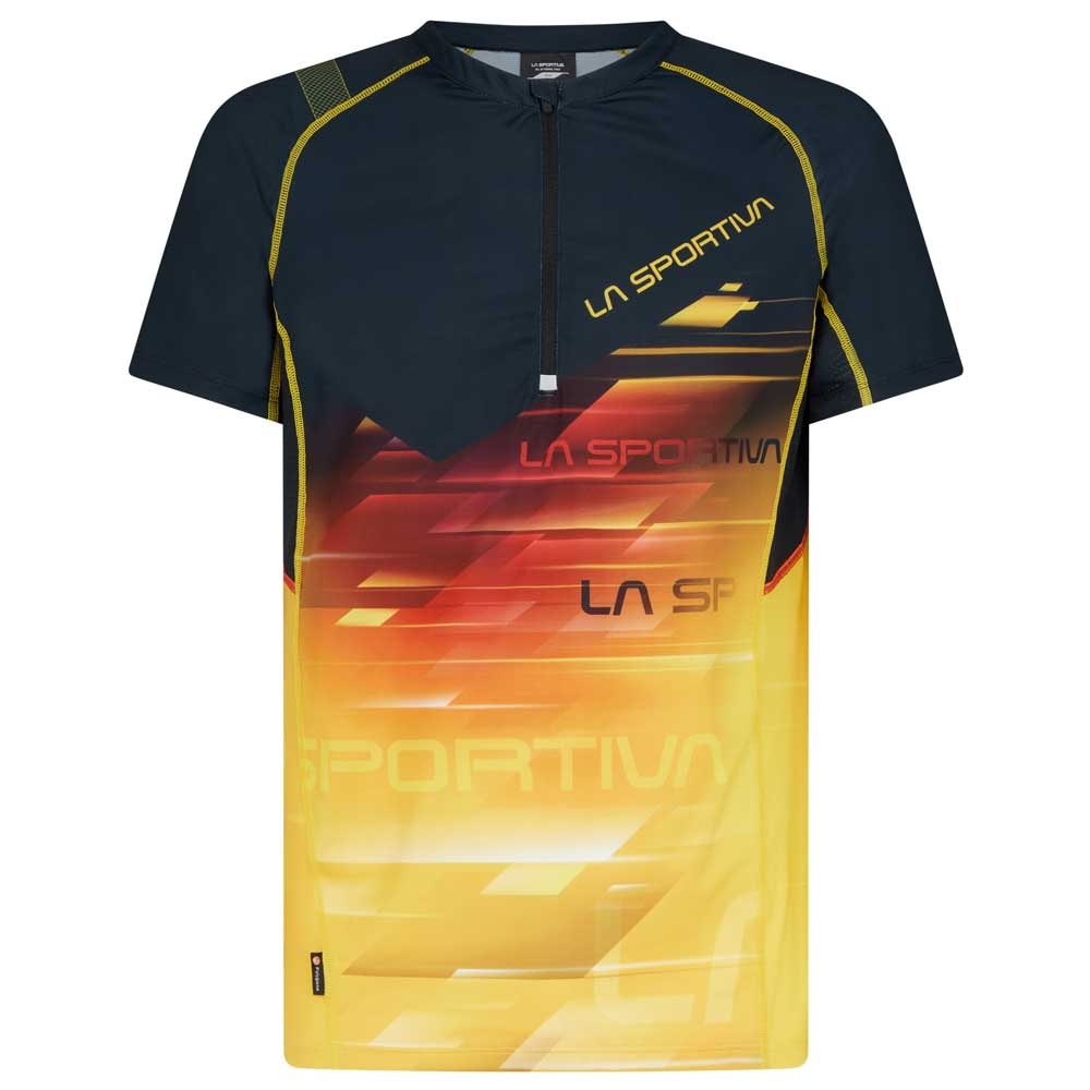La Sportiva La Sportiva Xcelerator T-Shirt P43-999100 shirts en tops La Sportiva Xcelerator T-Shirt Black/Yellow P43-999100 shirts en tops online bestellen bij Kathmandu Outdoor & Travel