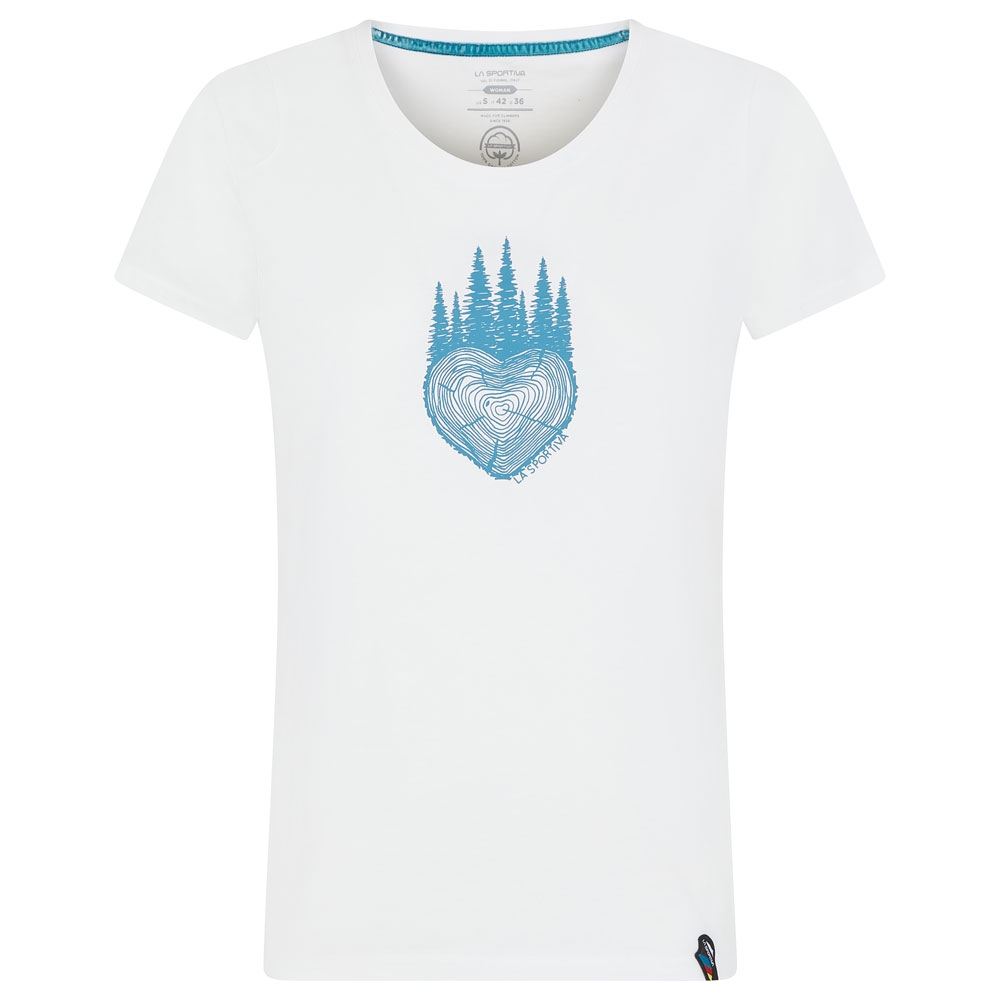 La Sportiva Wild Heart T-Shirt Women's White O47-000000 shirts en tops online bestellen bij Kathmandu Outdoor & Travel