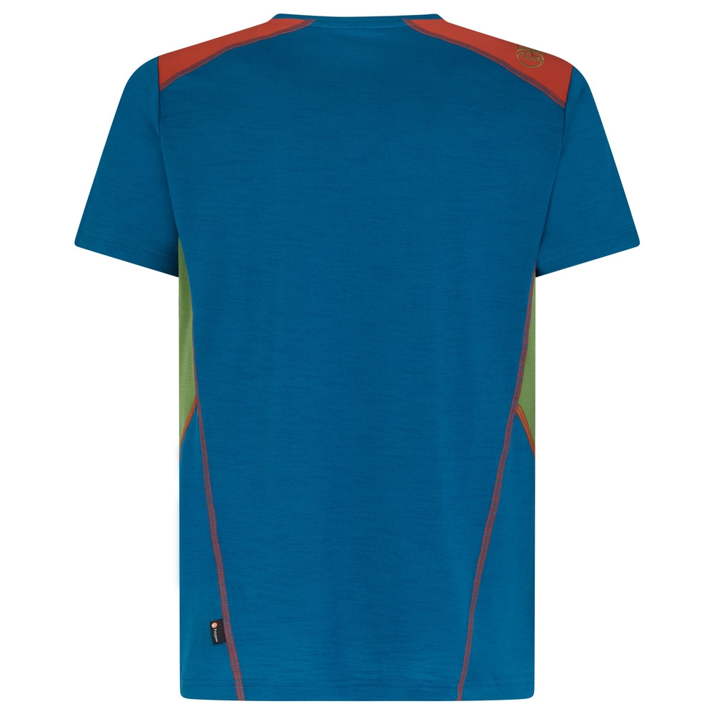 La Sportiva La Sportiva Embrace T-Shirt P49-623718 shirts en tops La Sportiva Embrace T-Shirt Space Blue/Kale P49-623718 shirts en tops online bestellen bij Kathmandu Outdoor & Travel
