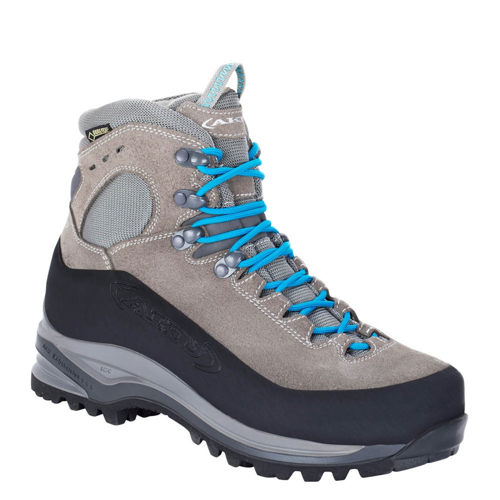 AKU AKU Superalp GTX Women's 594-241 wandelschoenen dames AKU Superalp GTX Women's L.Grey/Turquoise 594-241 wandelschoenen dames online bestellen bij Kathmandu Outdoor & Travel