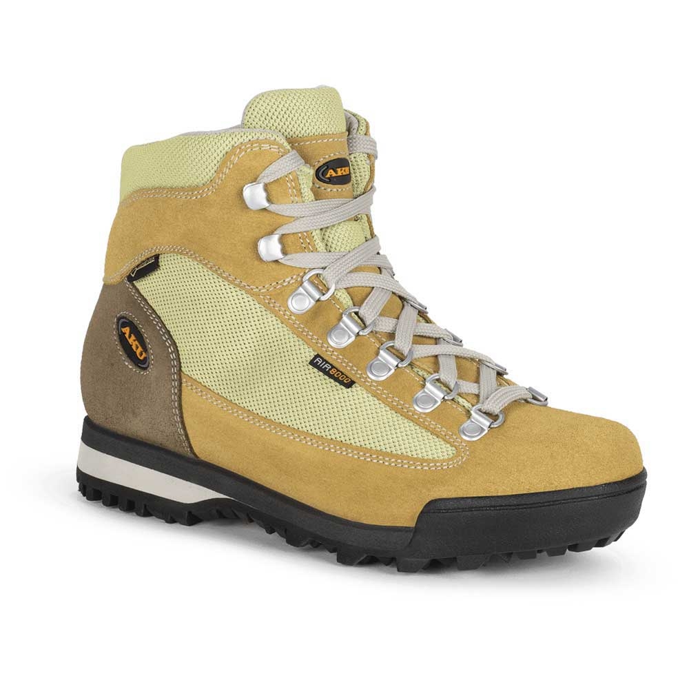 AKU AKU Ultra Light Original Gtx Women's 365.20-495 wandelschoenen dames AKU Ultra Light Original Gtx Women's Light Green/Mustard 365.20-495 wandelschoenen dames online bestellen bij Kathmandu Outdoor & Travel