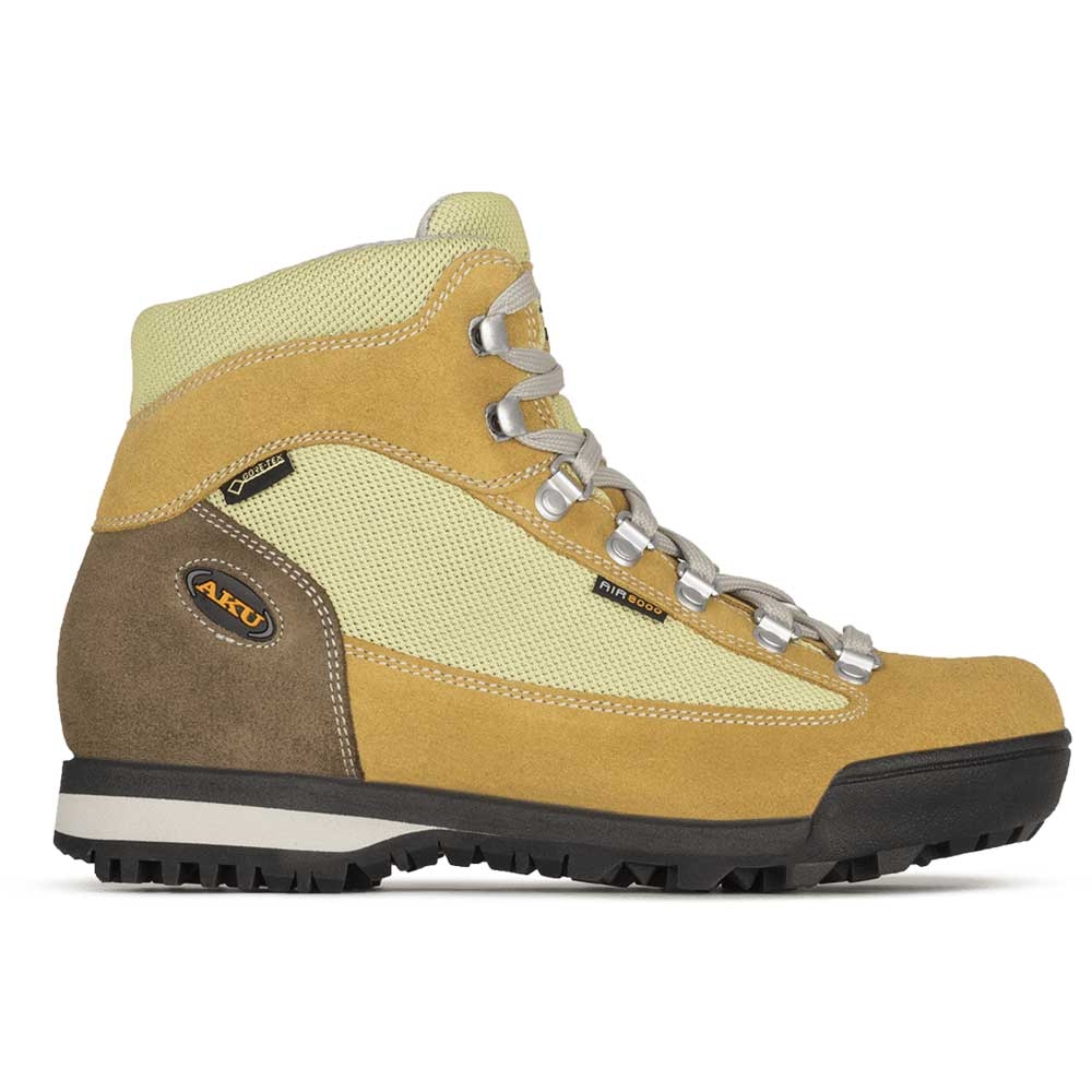AKU AKU Ultra Light Original Gtx Women's 365.20-495 wandelschoenen dames AKU Ultra Light Original Gtx Women's Light Green/Mustard 365.20-495 wandelschoenen dames online bestellen bij Kathmandu Outdoor & Travel