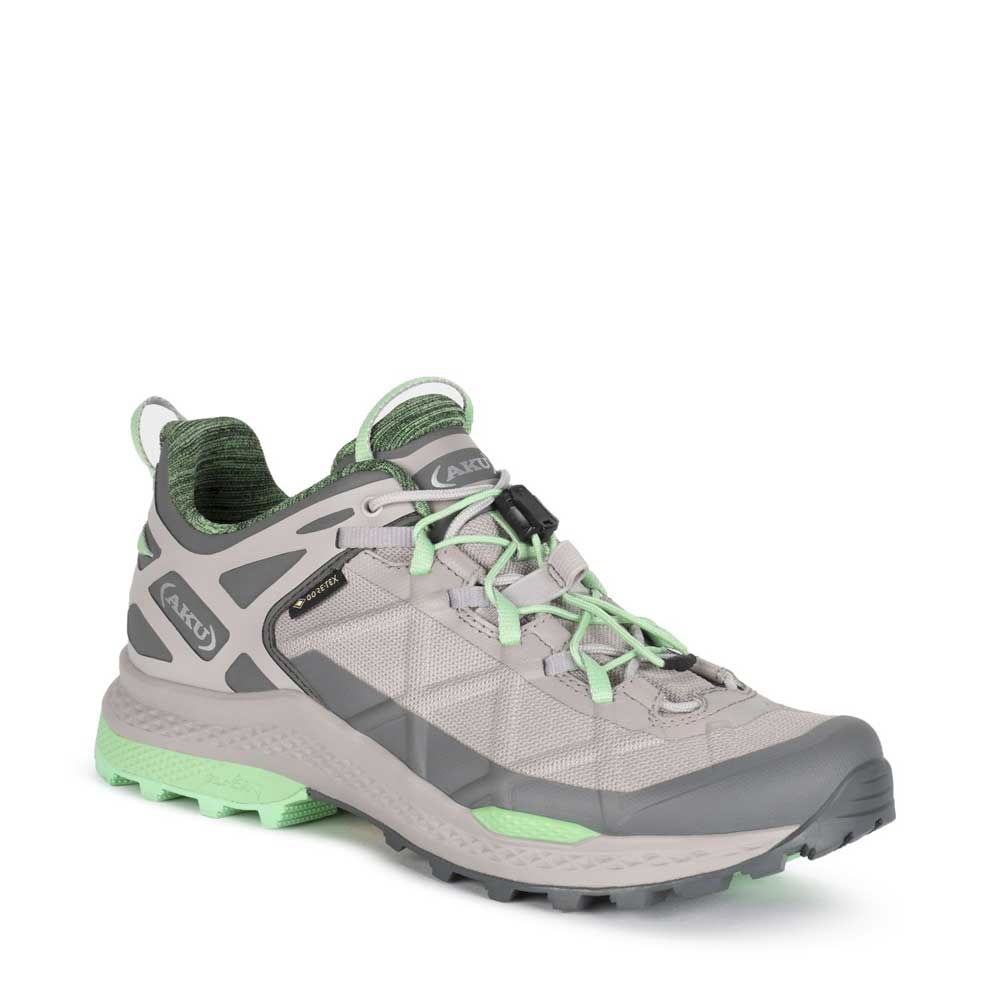 AKU AKU Rocket Dfs Gtx Women's 727-496 wandelschoenen dames AKU Rocket Dfs Gtx Women's Grey/Green 727-496 wandelschoenen dames online bestellen bij Kathmandu Outdoor & Travel