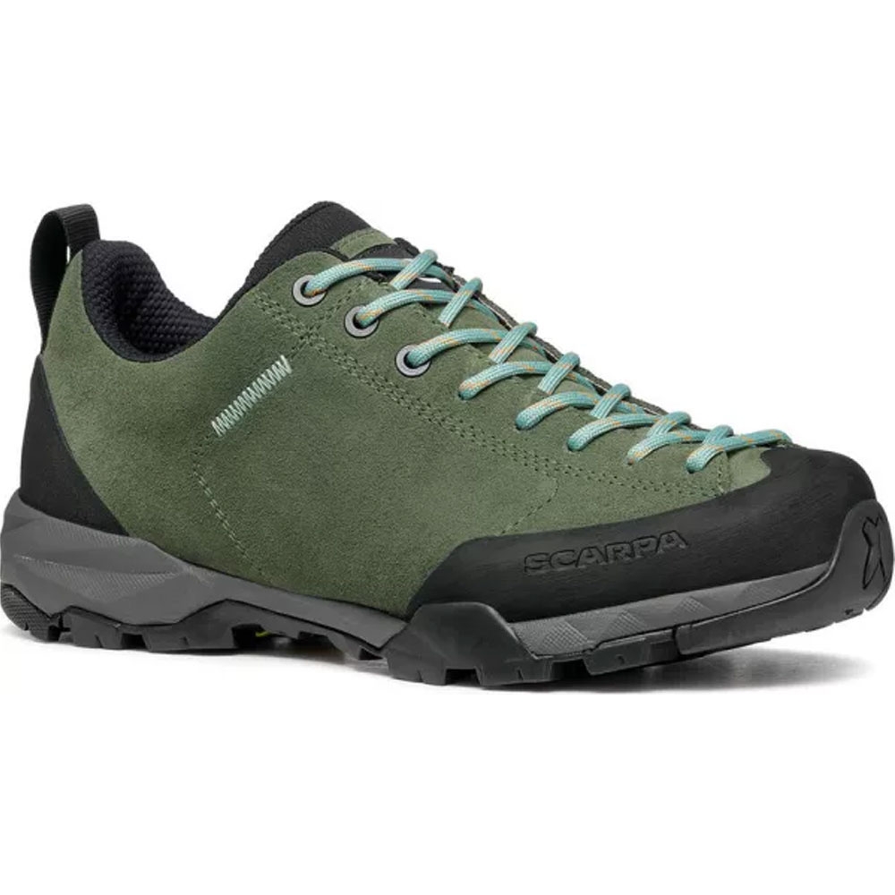 Scarpa Scarpa Mojito Trail Women's 63322-L-563 wandelschoenen dames Scarpa Mojito Trail Women's birch /jade 63322-L-563 wandelschoenen dames online bestellen bij Kathmandu Outdoor & Travel