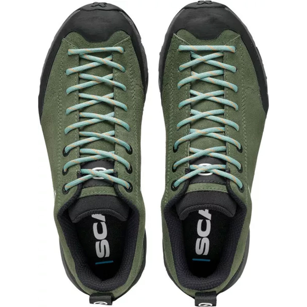 Scarpa Scarpa Mojito Trail Women's 63322-L-563 wandelschoenen dames Scarpa Mojito Trail Women's birch /jade 63322-L-563 wandelschoenen dames online bestellen bij Kathmandu Outdoor & Travel
