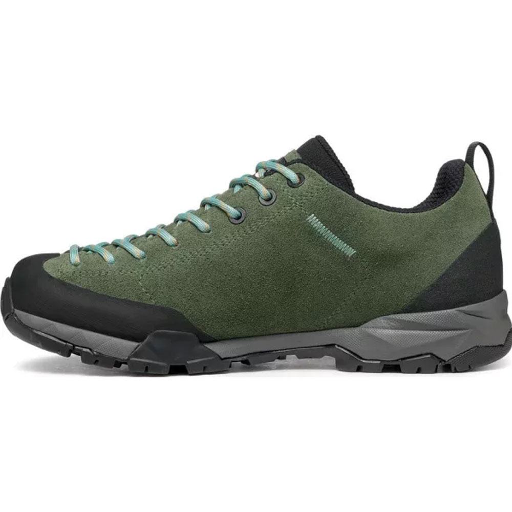 Scarpa Scarpa Mojito Trail Women's 63322-L-563 wandelschoenen dames Scarpa Mojito Trail Women's birch /jade 63322-L-563 wandelschoenen dames online bestellen bij Kathmandu Outdoor & Travel