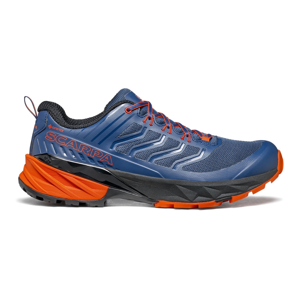 Scarpa Rush GTX blue/fiesta 33080G-M-923 wandelschoenen heren online bestellen bij Kathmandu Outdoor & Travel