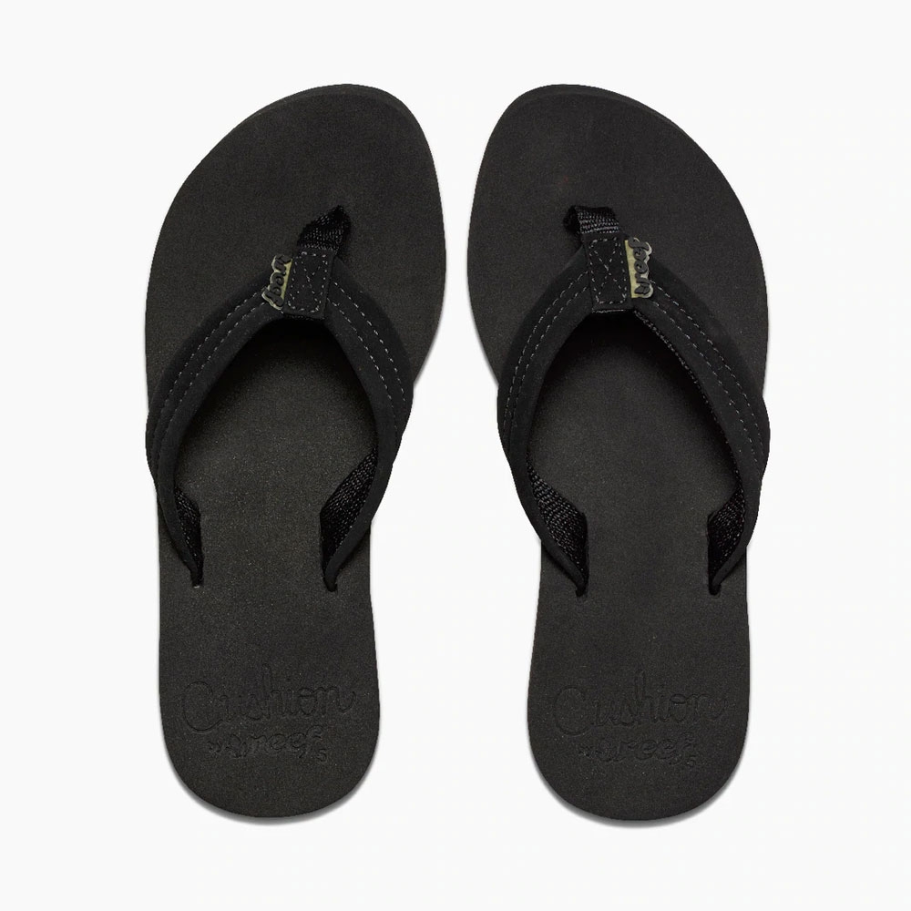 Reef Reef Cushion Breeze Women's RF001454BK2 slippers Reef Cushion Breeze Women's Black/Black RF001454BK2 slippers online bestellen bij Kathmandu Outdoor & Travel