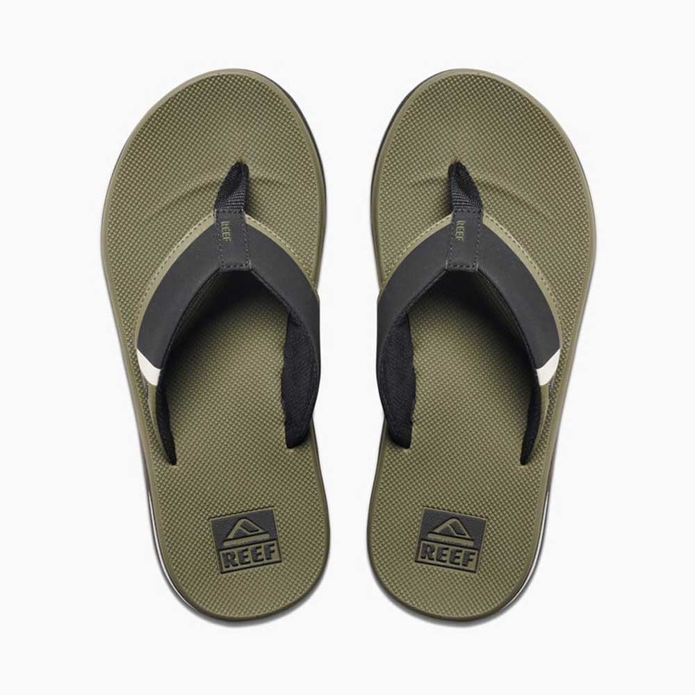 Reef Reef Fanning Low RF0A3KIHOLI slippers Reef Fanning Low Olive RF0A3KIHOLI slippers online bestellen bij Kathmandu Outdoor & Travel