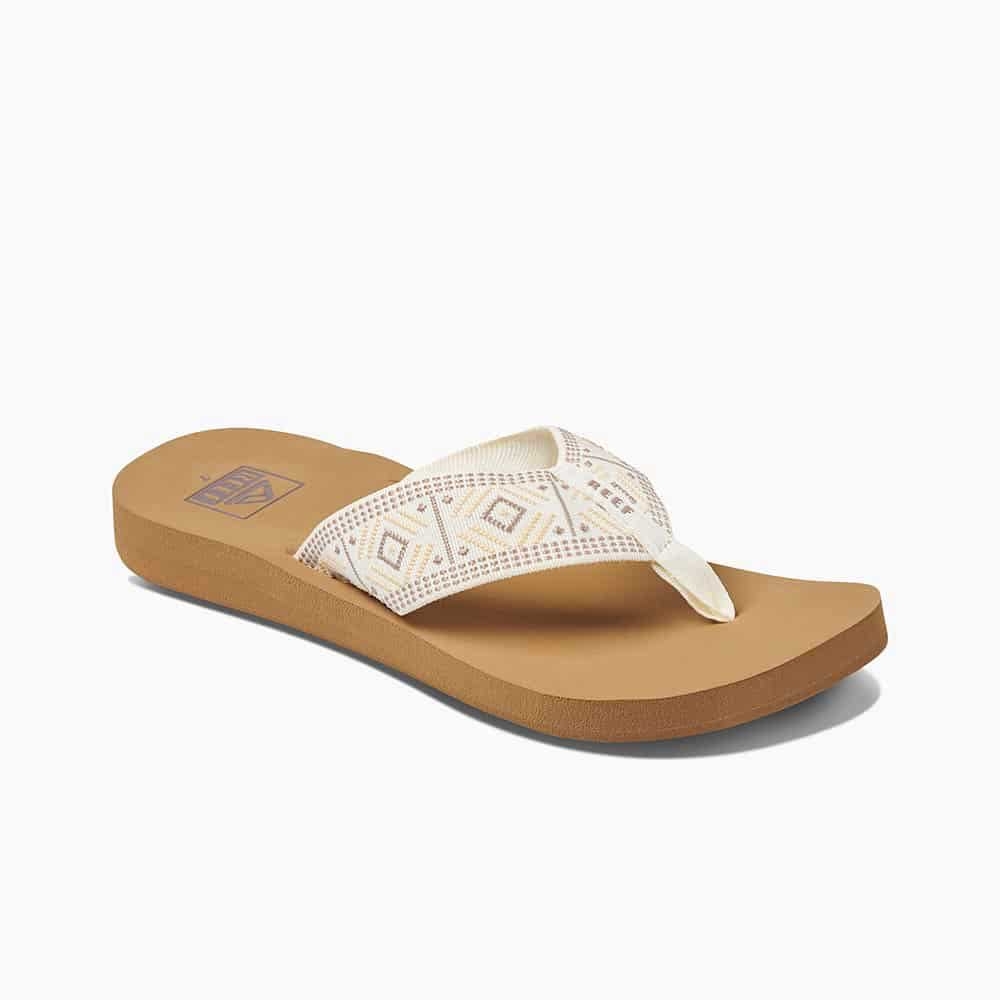 Reef Reef Spring Woven Women's RF0A3VDWVIW slippers Reef Spring Woven Women's Vintage White RF0A3VDWVIW slippers online bestellen bij Kathmandu Outdoor & Travel