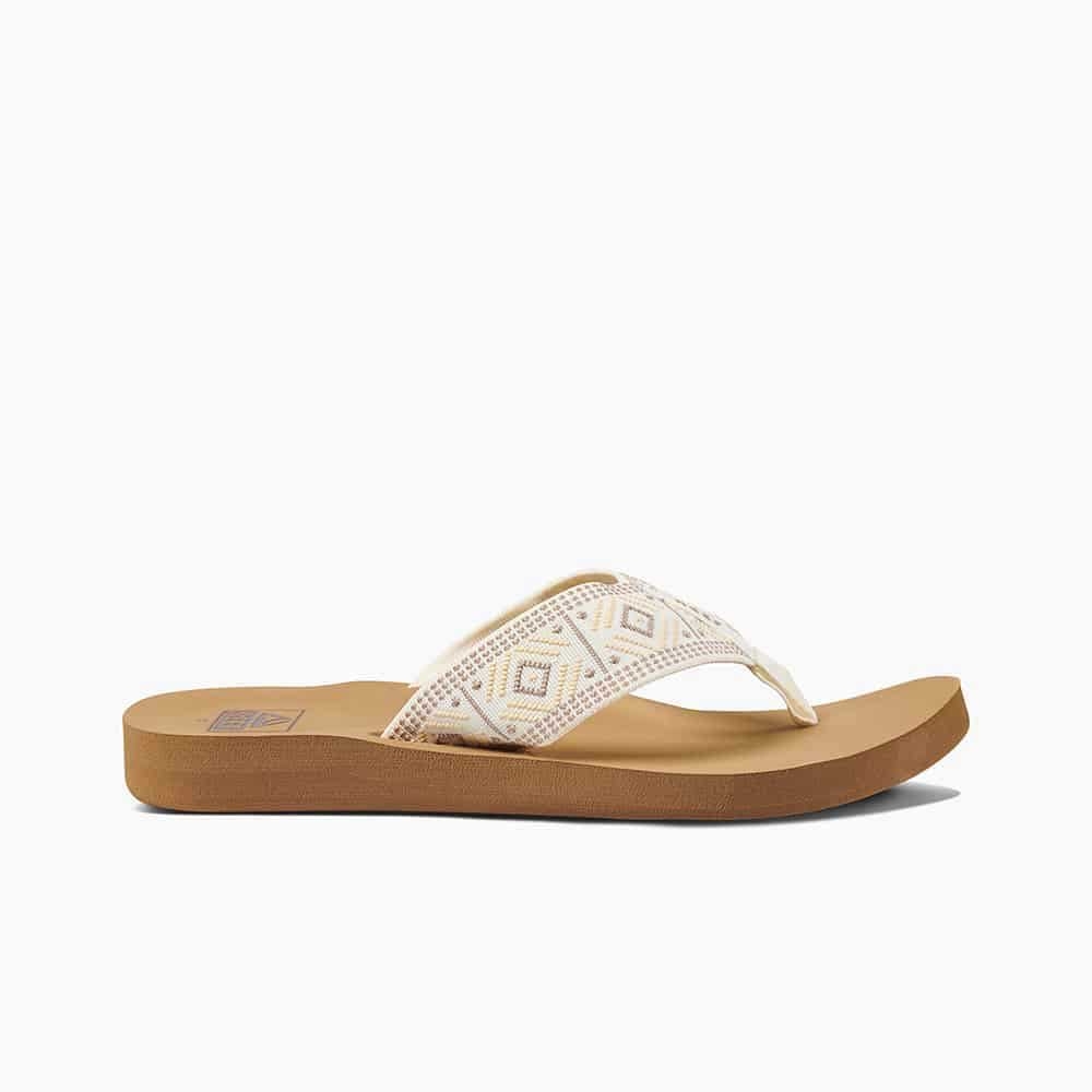 Reef Reef Spring Woven Women's RF0A3VDWVIW slippers Reef Spring Woven Women's Vintage White RF0A3VDWVIW slippers online bestellen bij Kathmandu Outdoor & Travel