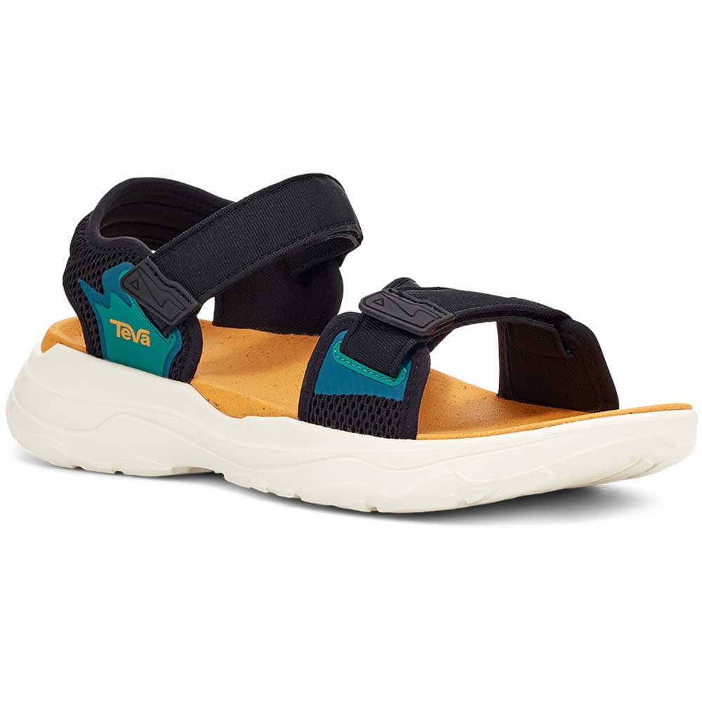 Teva Teva Zymic 1124049-BSFL sandalen Teva Zymic Black/Sunflower 1124049-BSFL sandalen online bestellen bij Kathmandu Outdoor & Travel