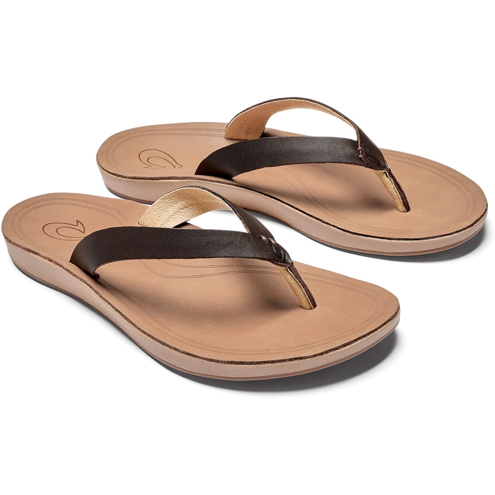 Olukai Olukai Nonohe Women's 20440-48GS slippers Olukai Nonohe Women's Dark Java/Golden Sand 20440-48GS slippers online bestellen bij Kathmandu Outdoor & Travel