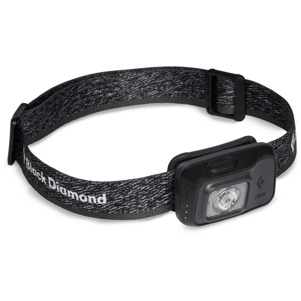 Black Diamond Black Diamond Astro 300-R Headlamp BD620678-Graphite verlichting Black Diamond Astro 300-R Headlamp Graphite BD620678-Graphite verlichting online bestellen bij Kathmandu Outdoor & Travel
