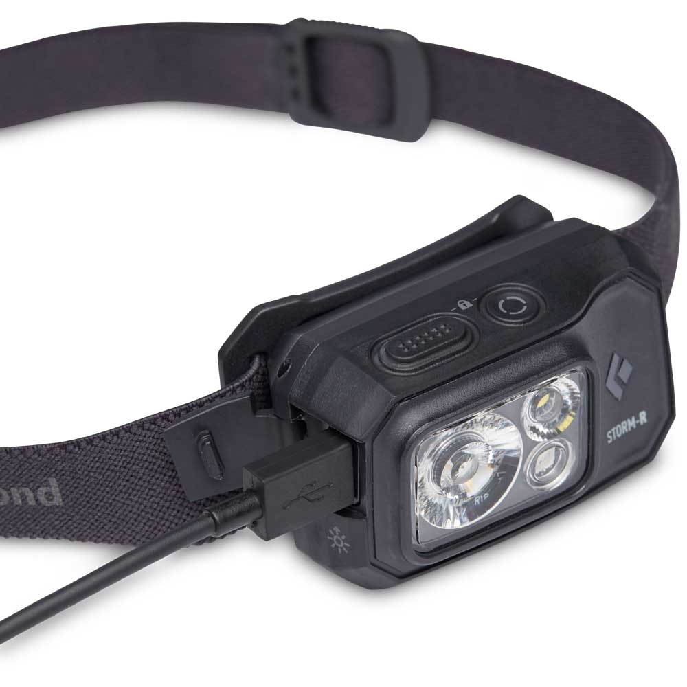 Black Diamond Black Diamond Storm 500-R Headlamp BD620675-Black verlichting Black Diamond Storm 500-R Headlamp Black BD620675-Black verlichting online bestellen bij Kathmandu Outdoor & Travel