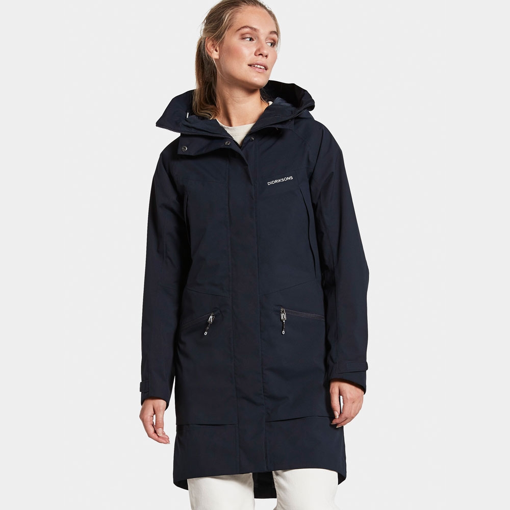 Didriksons Didriksons Ilma Parka 5 Women's 504050-999 jassen Didriksons Ilma Parka 5 Women's Dark Night Blue 504050-999 jassen online bestellen bij Kathmandu Outdoor & Travel