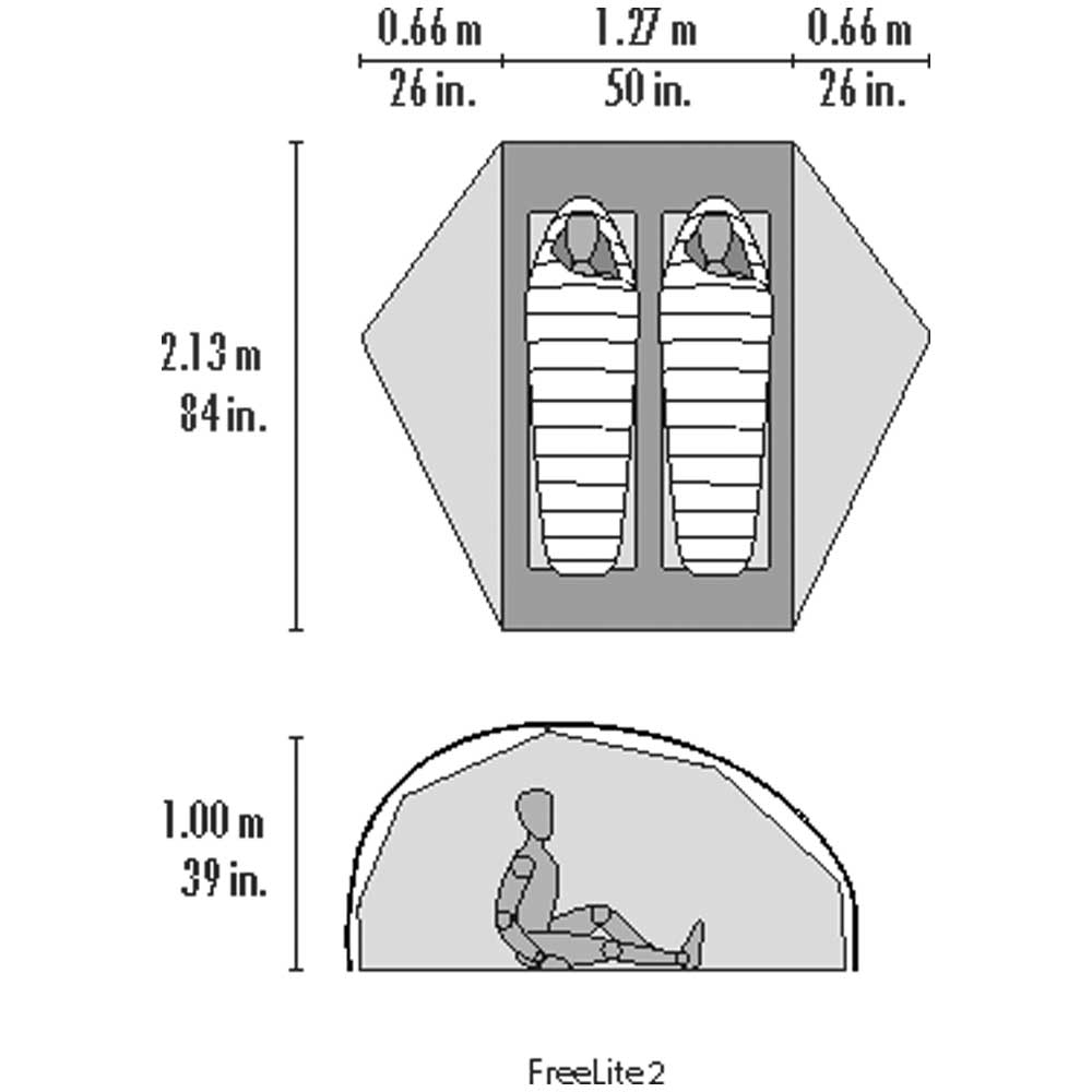 Msr Msr Freelite 2 11515 tenten Msr Freelite 2 Green 11515 tenten online bestellen bij Kathmandu Outdoor & Travel
