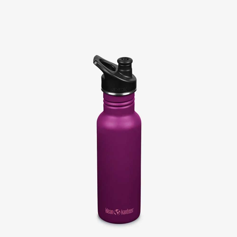 Klean Kanteen Drinkfles Classic Narrow met sportdop 532ml/18oz purple potion 1008433 drinkflessen en thermosflessen online bestellen bij Kathmandu Outdoor & Travel