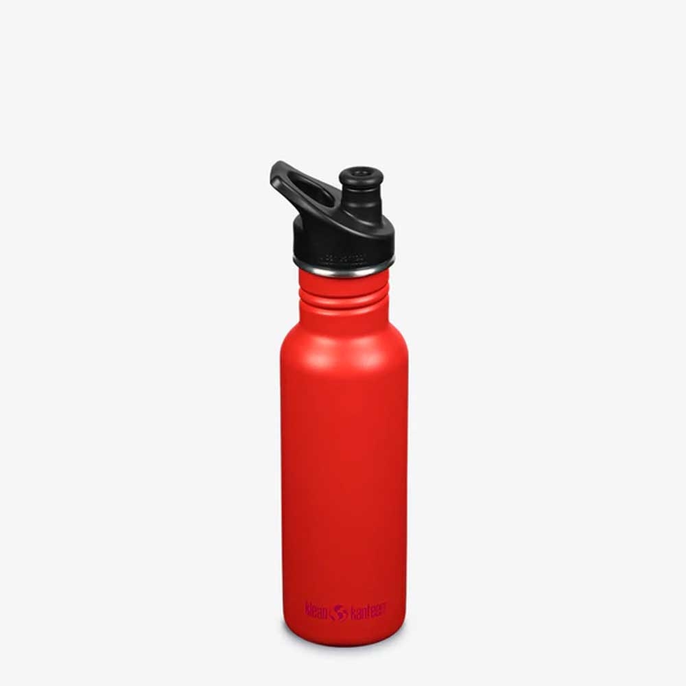 Klean Kanteen Drinkfles Classic Narrow met sportdop 532ml/18oz tiger lily 1008435 drinkflessen en thermosflessen online bestellen bij Kathmandu Outdoor & Travel