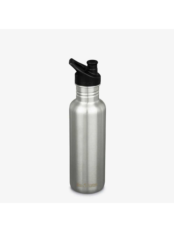 Klean Kanteen Drinkfles Classic met sportdop 800ml/27oz brushed stainless Klean Kanteen Drinkfles Classic met sportdop 800ml/27oz brushed stainless
