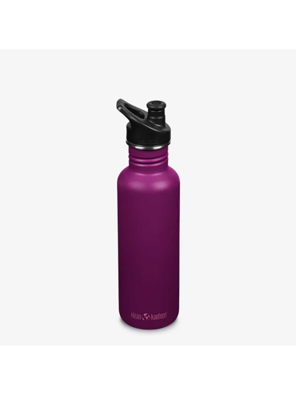 Klean Kanteen Drinkfles Classic met sportdop 800ml/27oz purple potion Klean Kanteen Drinkfles Classic met sportdop 800ml/27oz purple potion