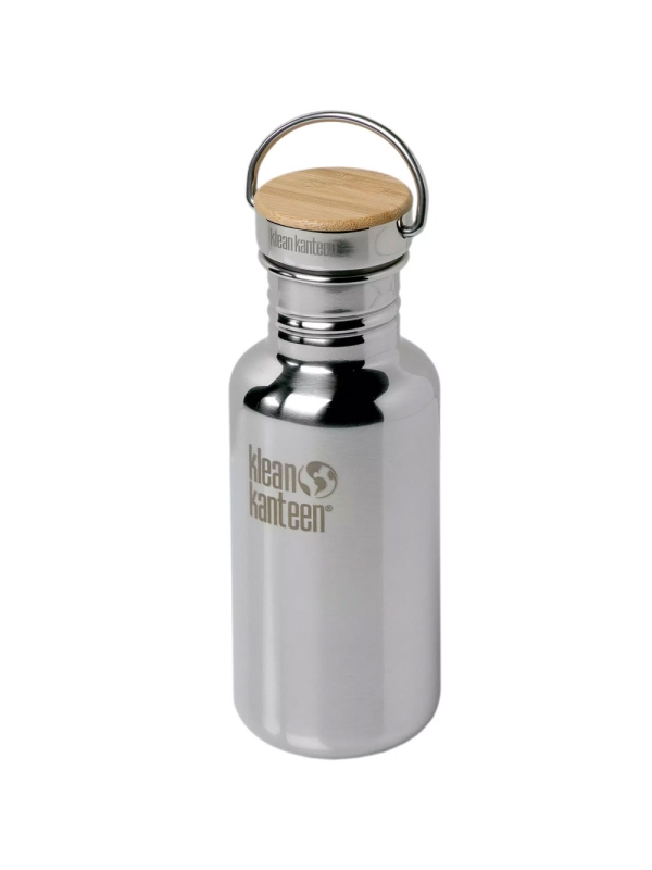 Klean Kanteen Drinkfles Reflect met bamboedop 540ml/18oz mirrored stainless Klean Kanteen Drinkfles Reflect met bamboedop 540ml/18oz mirrored stainless