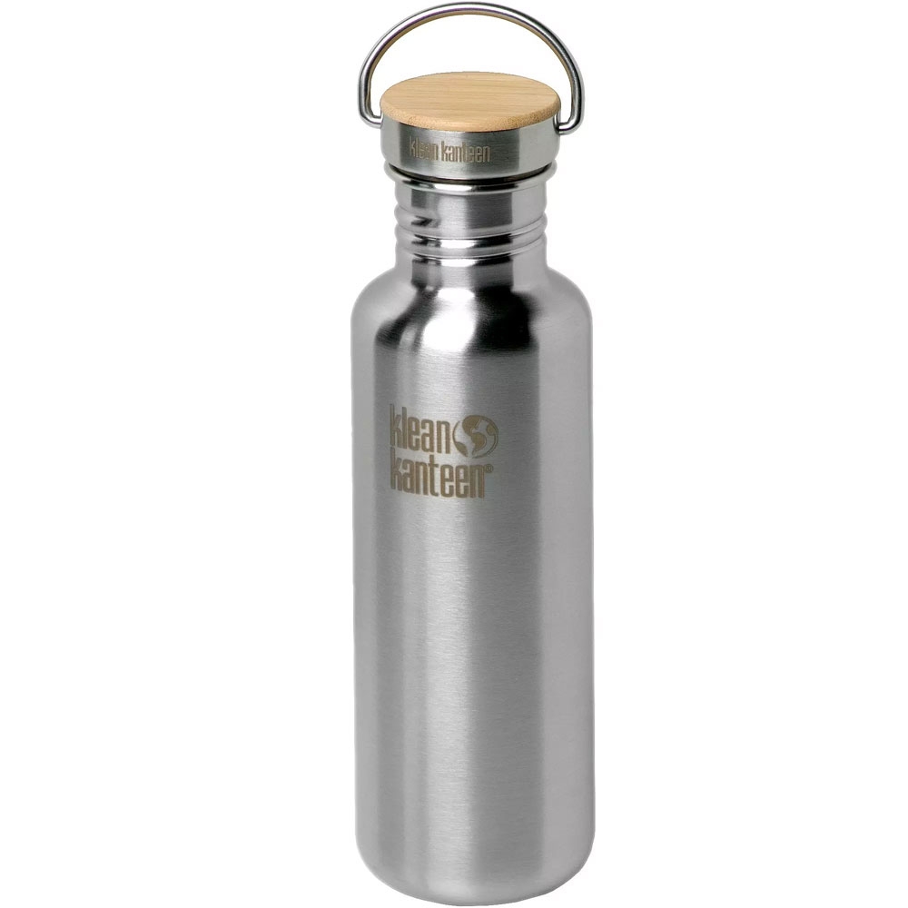 Klean Kanteen Klean Kanteen Drinkfles Reflect met bamboedop 800ml/27oz 1008542 drinkflessen en thermosflessen Klean Kanteen Drinkfles Reflect met bamboedop 800ml/27oz mirrored stainless 1008542 drinkflessen en thermosflessen online bestellen bij Kathmandu Outdoor & Travel