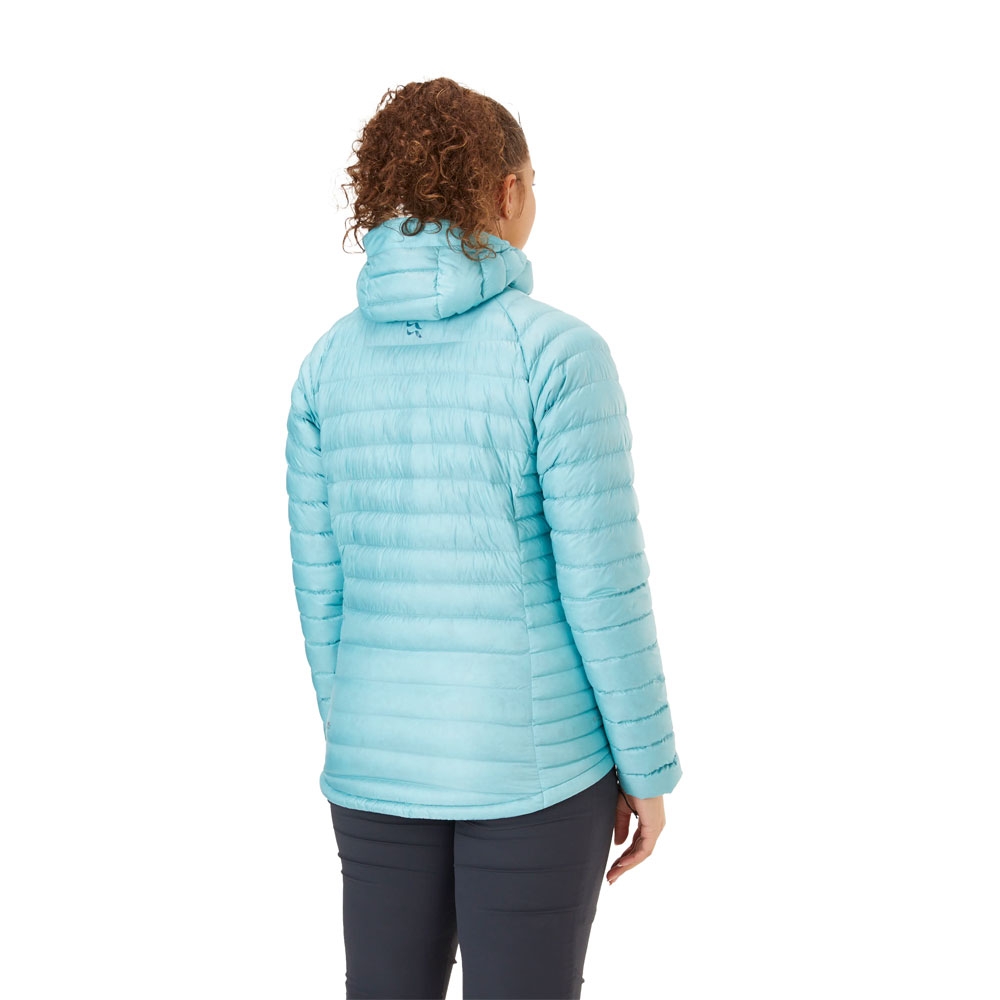 Rab Rab Microlight Alpine Jacket Women's QDB-13-MEL jassen Rab Microlight Alpine Jacket Women's Meltwater QDB-13-MEL jassen online bestellen bij Kathmandu Outdoor & Travel
