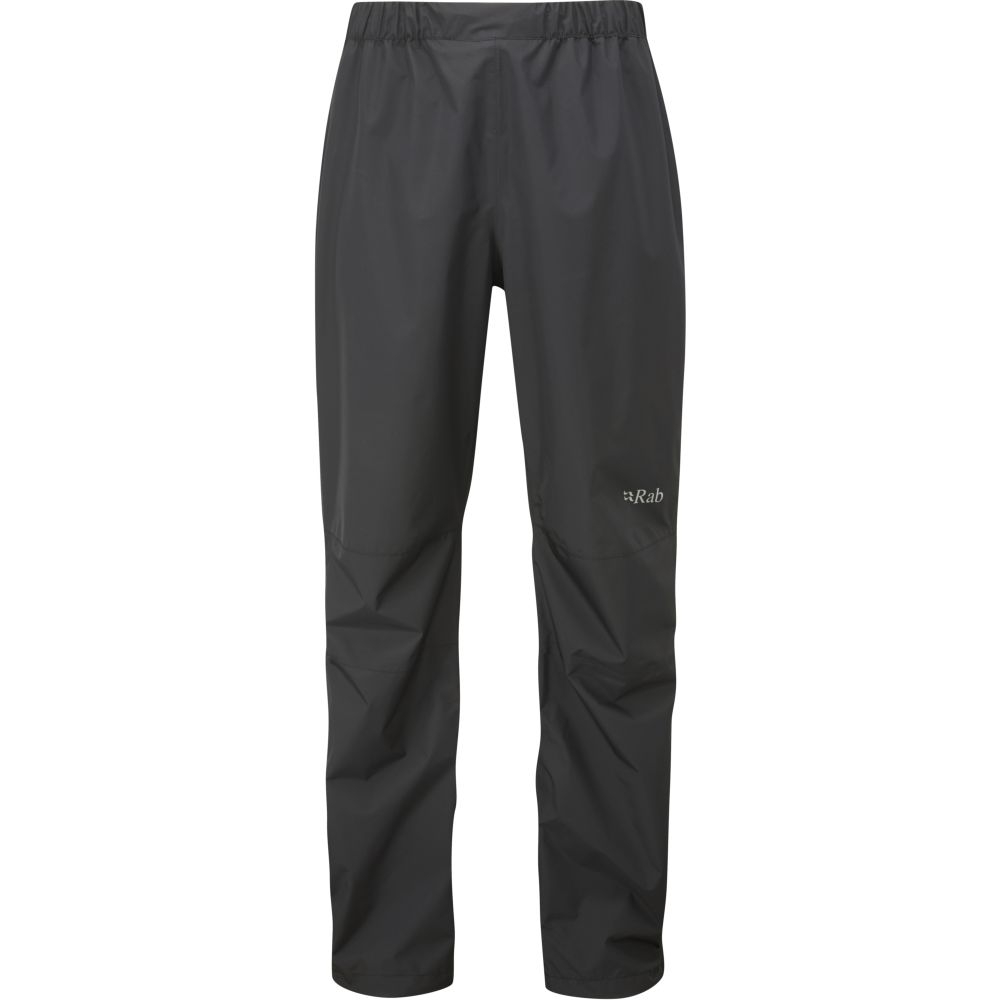 Rab Rab Downpour Eco Pants Full Zip QWG-86-BLK broeken Rab Downpour Eco Pants Full Zip Black QWG-86-BLK broeken online bestellen bij Kathmandu Outdoor & Travel