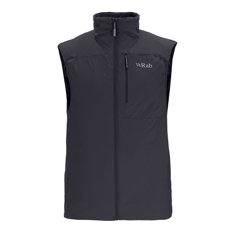 Rab Rab Xenair Vest QIP-03-EBN jassen Rab Xenair Vest Ebony QIP-03-EBN jassen online bestellen bij Kathmandu Outdoor & Travel