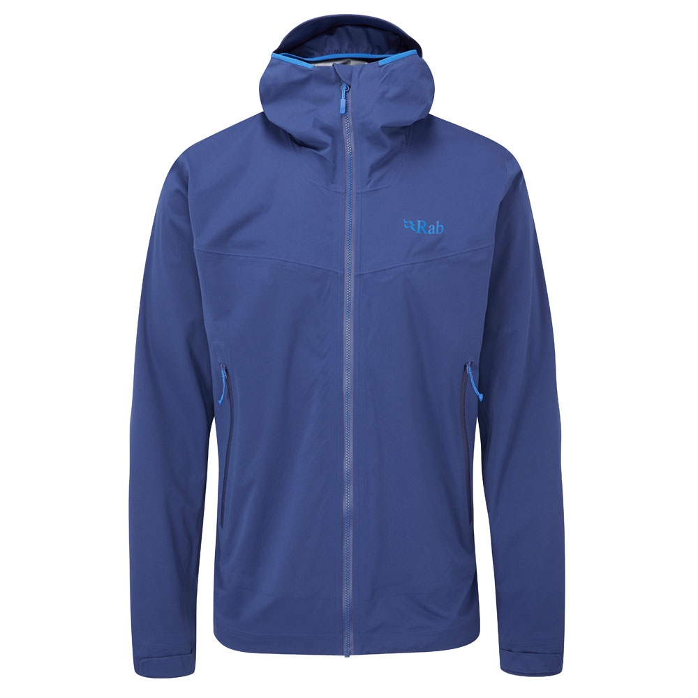 Rab Rab Kinetic 2.0 Jacket QWG-74-NB jassen Rab Kinetic 2.0 Jacket Nightfall Blue QWG-74-NB jassen online bestellen bij Kathmandu Outdoor & Travel