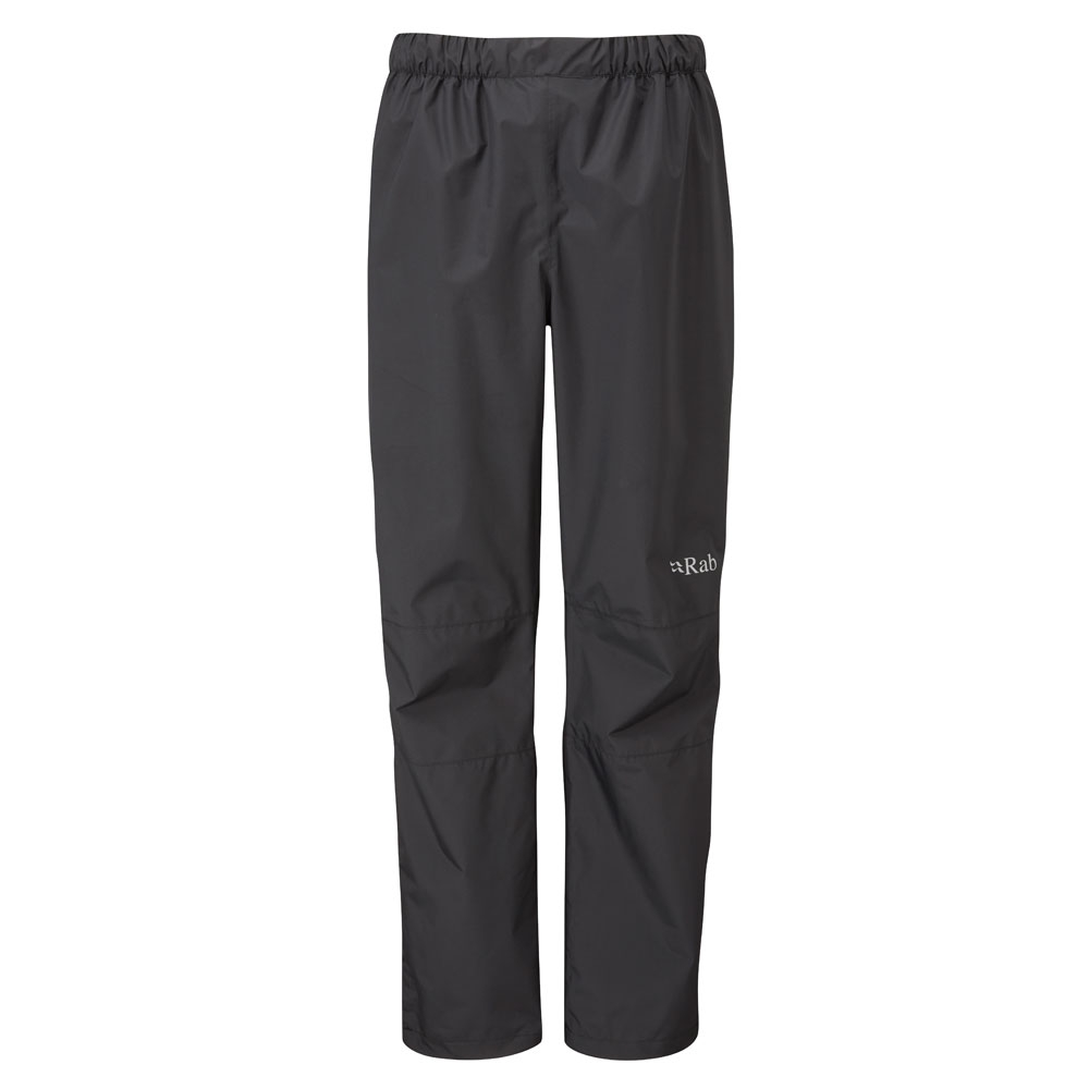 Rab Downpour Eco Pants Full Zip Women's Black QWG-87-BLK broeken online bestellen bij Kathmandu Outdoor & Travel
