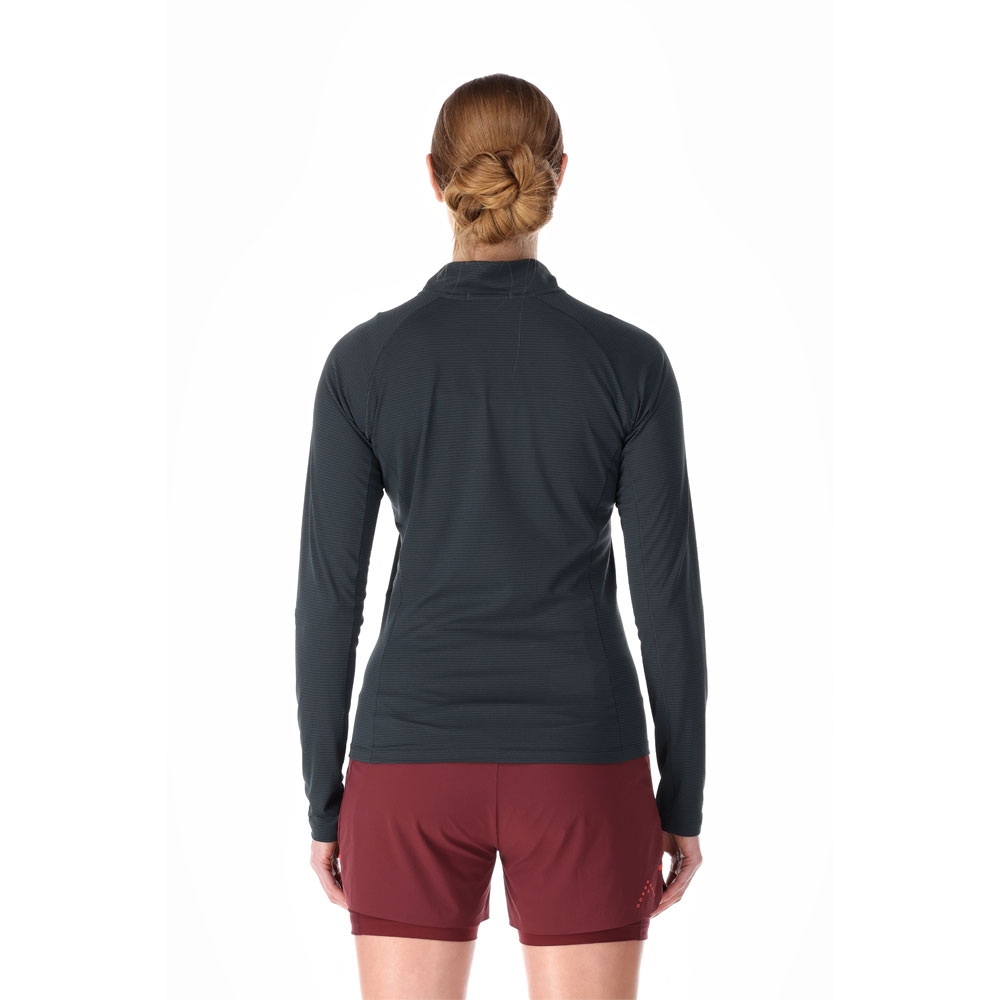 Rab Rab Sonic Long Sleeve Zip Shirt Women's QBL-04-BEL shirts en tops Rab Sonic Long Sleeve Zip Shirt Women's Beluga QBL-04-BEL shirts en tops online bestellen bij Kathmandu Outdoor & Travel