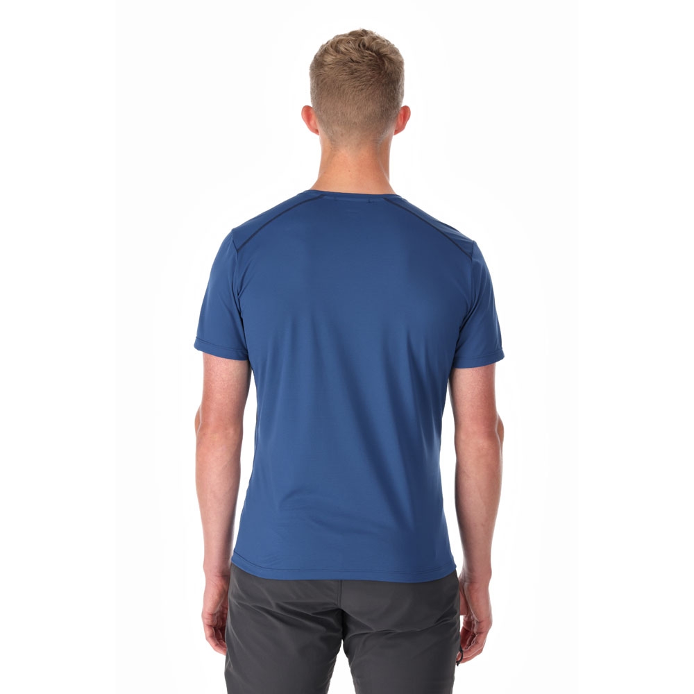 Rab Rab Force Tee QBL-05-NFB shirts en tops Rab Force Tee Nightfall Blue QBL-05-NFB shirts en tops online bestellen bij Kathmandu Outdoor & Travel