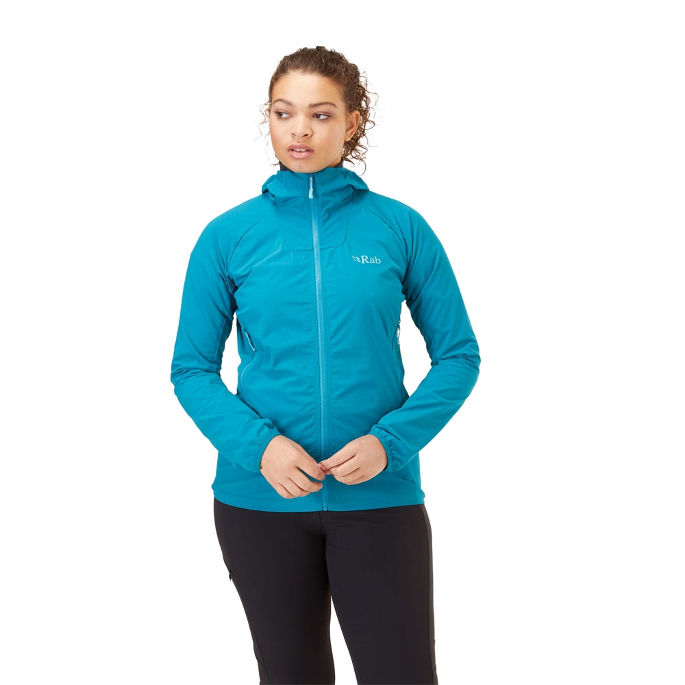 Rab Rab Borealis Jacket women's QWS-39-MRB jassen Rab Borealis Jacket women's Marina Blue QWS-39-MRB jassen online bestellen bij Kathmandu Outdoor & Travel