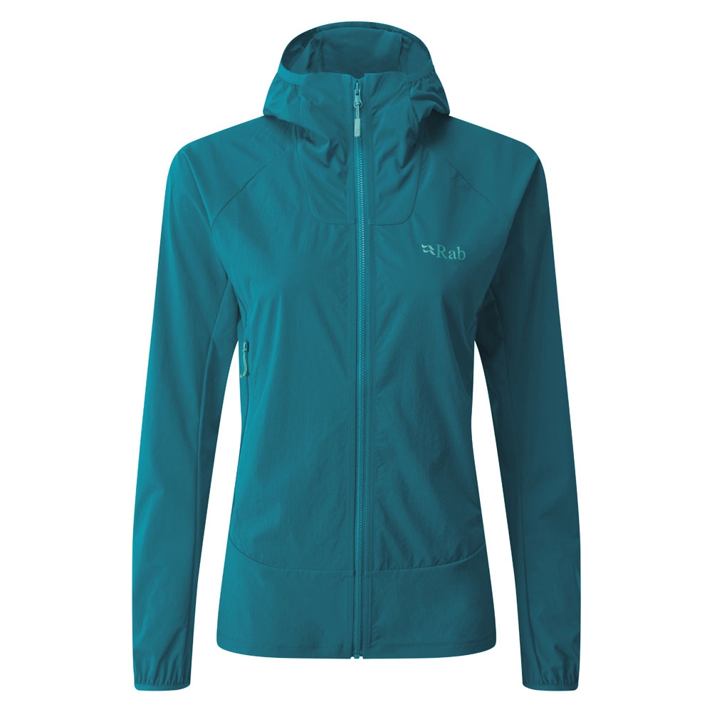 Rab Rab Borealis Jacket women's QWS-39-MRB jassen Rab Borealis Jacket women's Marina Blue QWS-39-MRB jassen online bestellen bij Kathmandu Outdoor & Travel