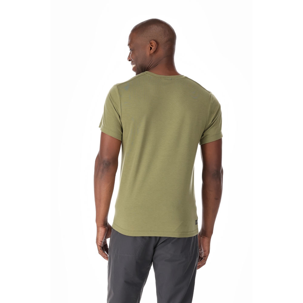 Rab Rab Lateral Tee QCB-72-CHG shirts en tops Rab Lateral Tee Chlorite Green QCB-72-CHG shirts en tops online bestellen bij Kathmandu Outdoor & Travel