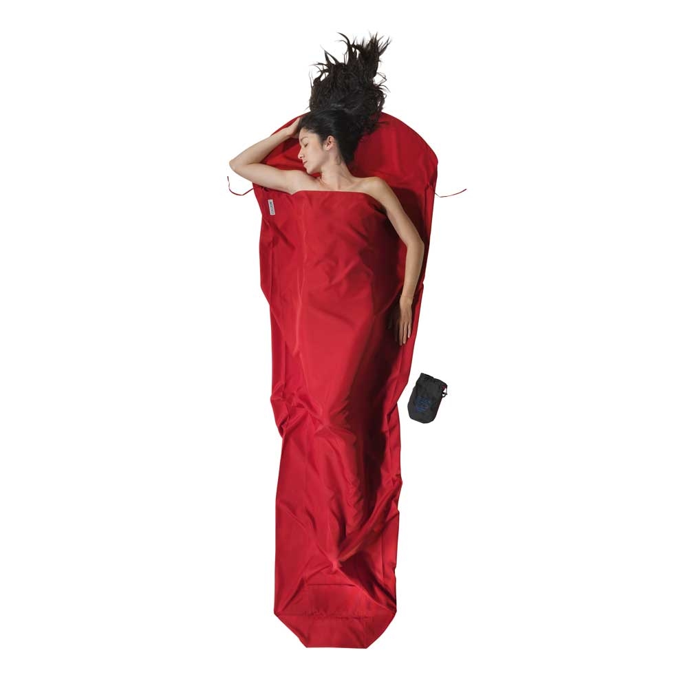 Cocoon Cocoon MummyLiner, Microfiber CMFM96 lakenzakken en liners Cocoon MummyLiner, Microfiber Cranberry CMFM96 lakenzakken en liners online bestellen bij Kathmandu Outdoor & Travel