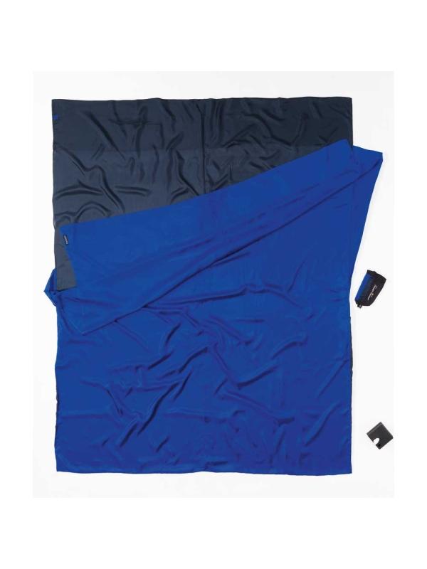 Cocoon Travelsheet Double, 100% Silk Tuareg / Ult blue Cocoon Travelsheet Double, 100% Silk Tuareg / Ult blue
