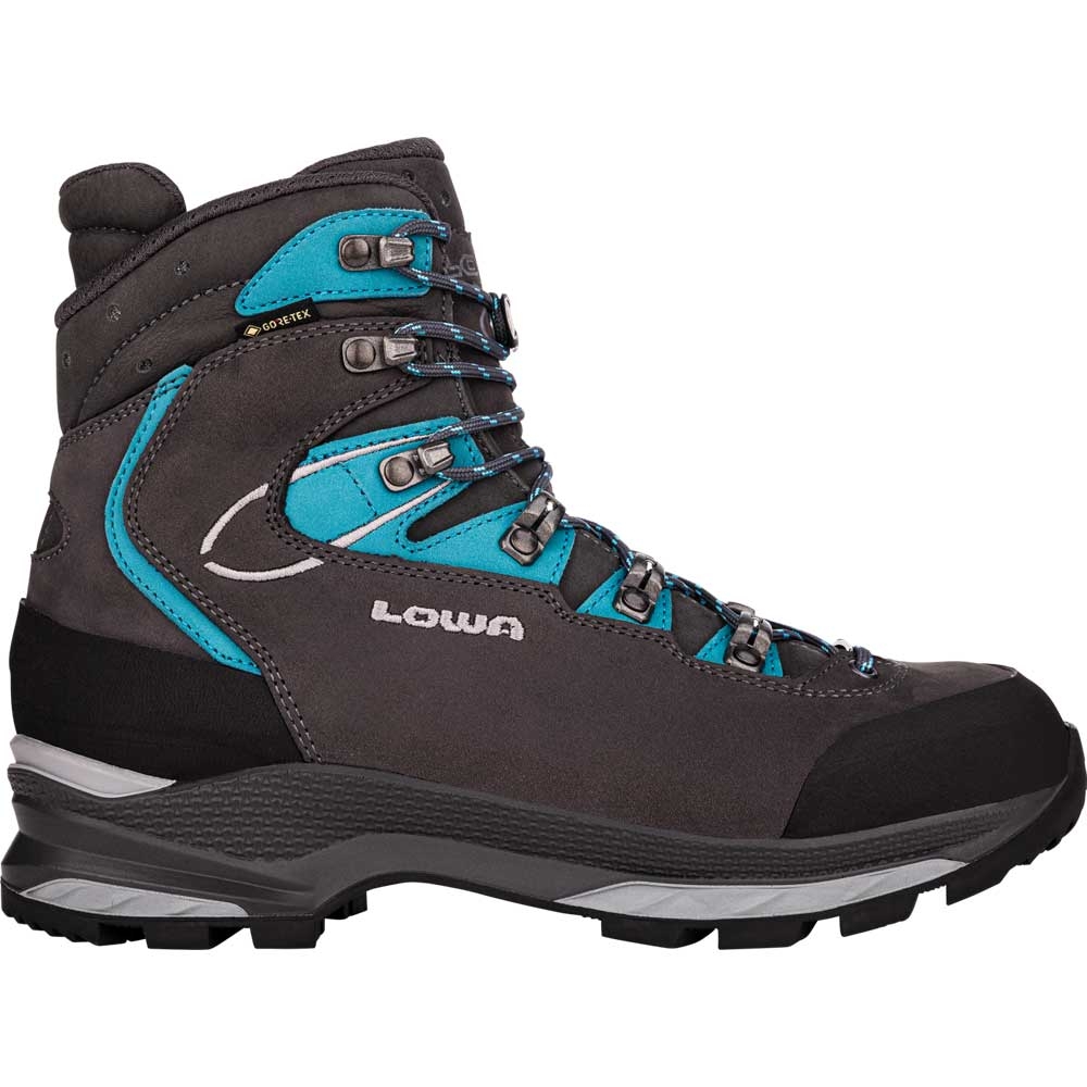 Lowa Lowa Mauria Evo GTX Women's 220721-9768 wandelschoenen dames Lowa Mauria Evo GTX Women's anthracite-turquoise 220721-9768 wandelschoenen dames online bestellen bij Kathmandu Outdoor & Travel