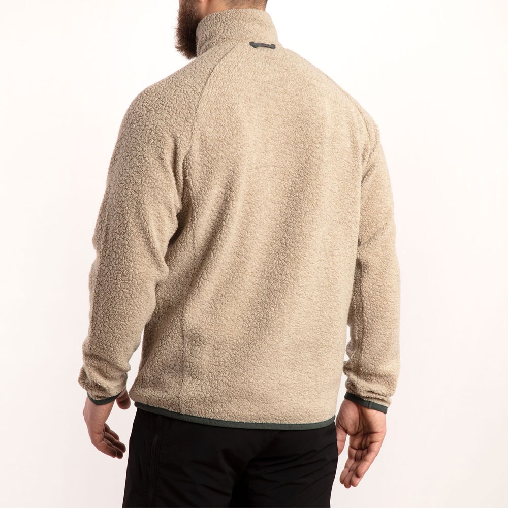 Lundhags Flok Wool Pile Jacket Sand 1113100-730 jassen online bestellen bij Kathmandu Outdoor & Travel