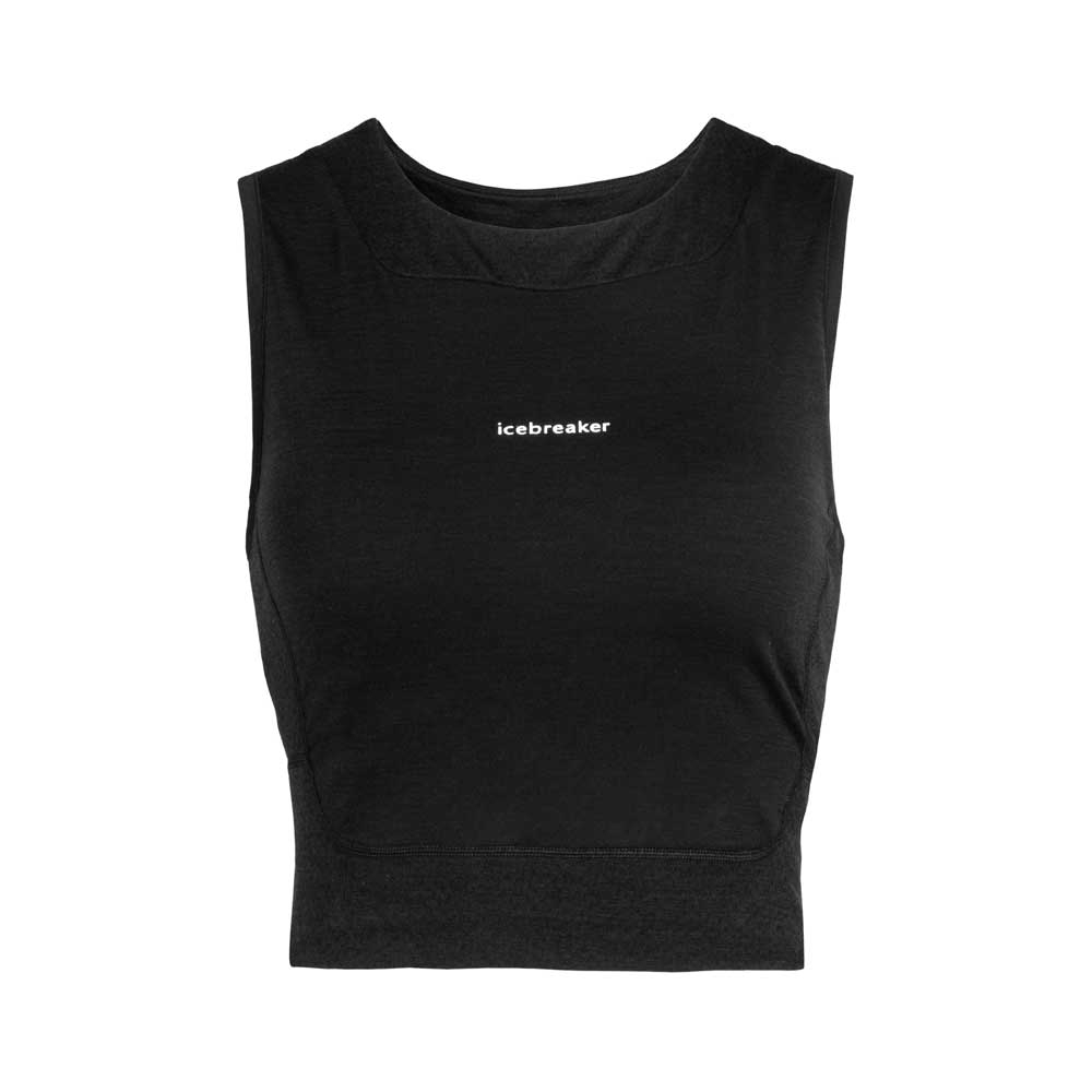 Icebreaker Icebreaker ZoneKnit Cropped Bra-Tank Women's 0A56FC-0011 shirts en tops Icebreaker ZoneKnit Cropped Bra-Tank Women's Black 0A56FC-0011 shirts en tops online bestellen bij Kathmandu Outdoor & Travel