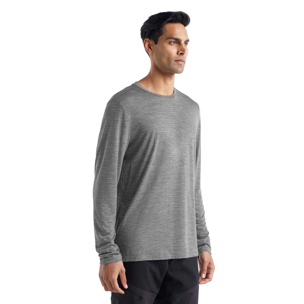 Icebreaker Icebreaker Sphere II Long Sleeve Tee 0A56D8-016 shirts en tops Icebreaker Sphere II Long Sleeve Tee Metro HTHR 0A56D8-016 shirts en tops online bestellen bij Kathmandu Outdoor & Travel